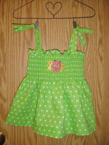 Embroidered Shirred Sundress